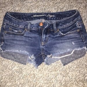 American eagle jean shorts